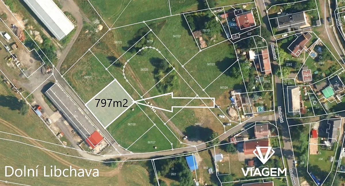 Prodej stavebního pozemku 797 m²
